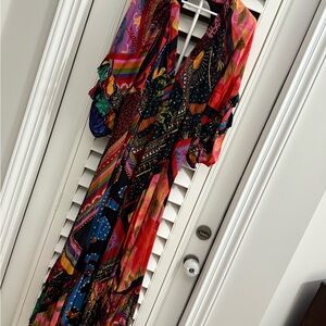 FARM Rio Multicolor Bohemian Maxi Dress